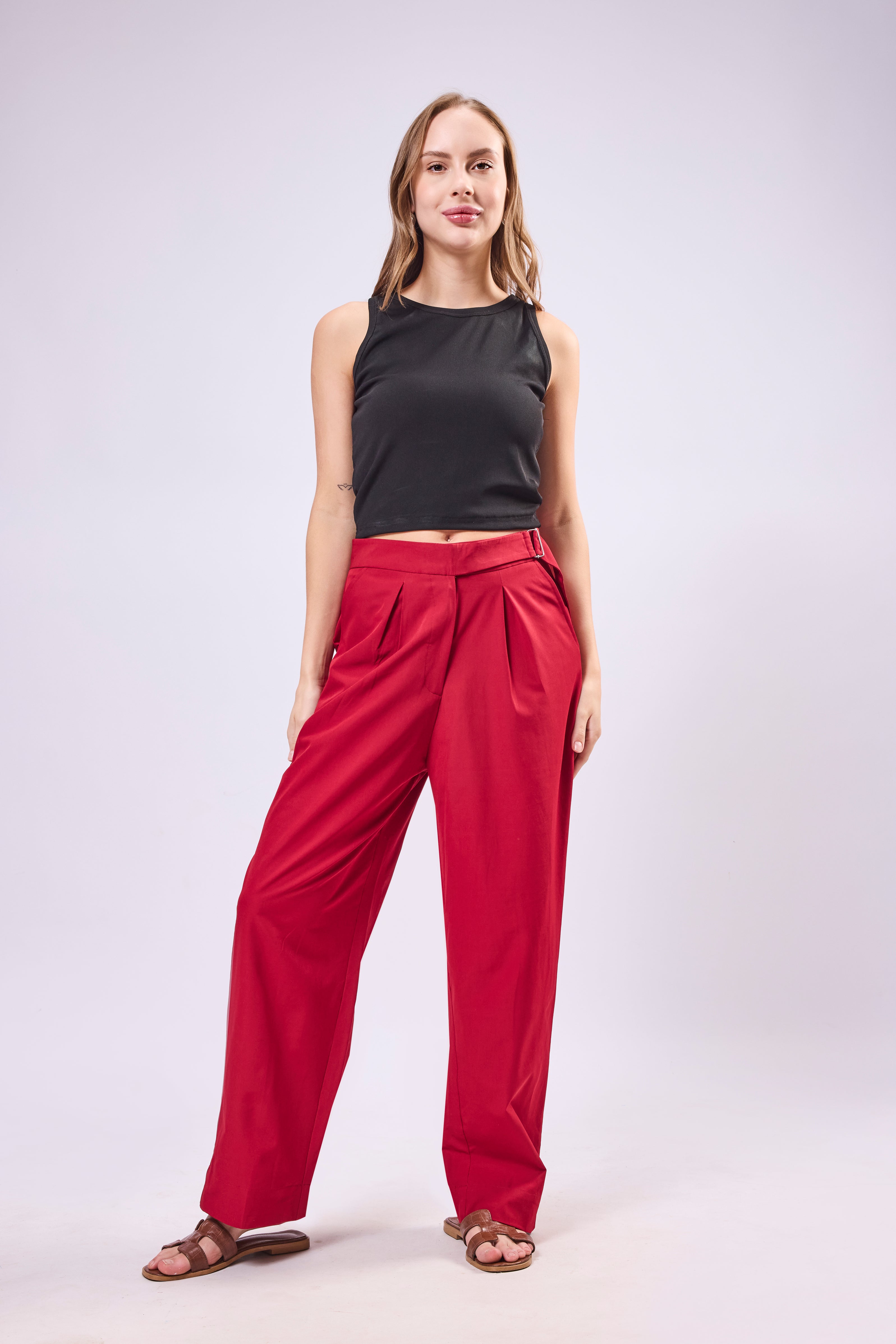 Inverted Pleat Trouser