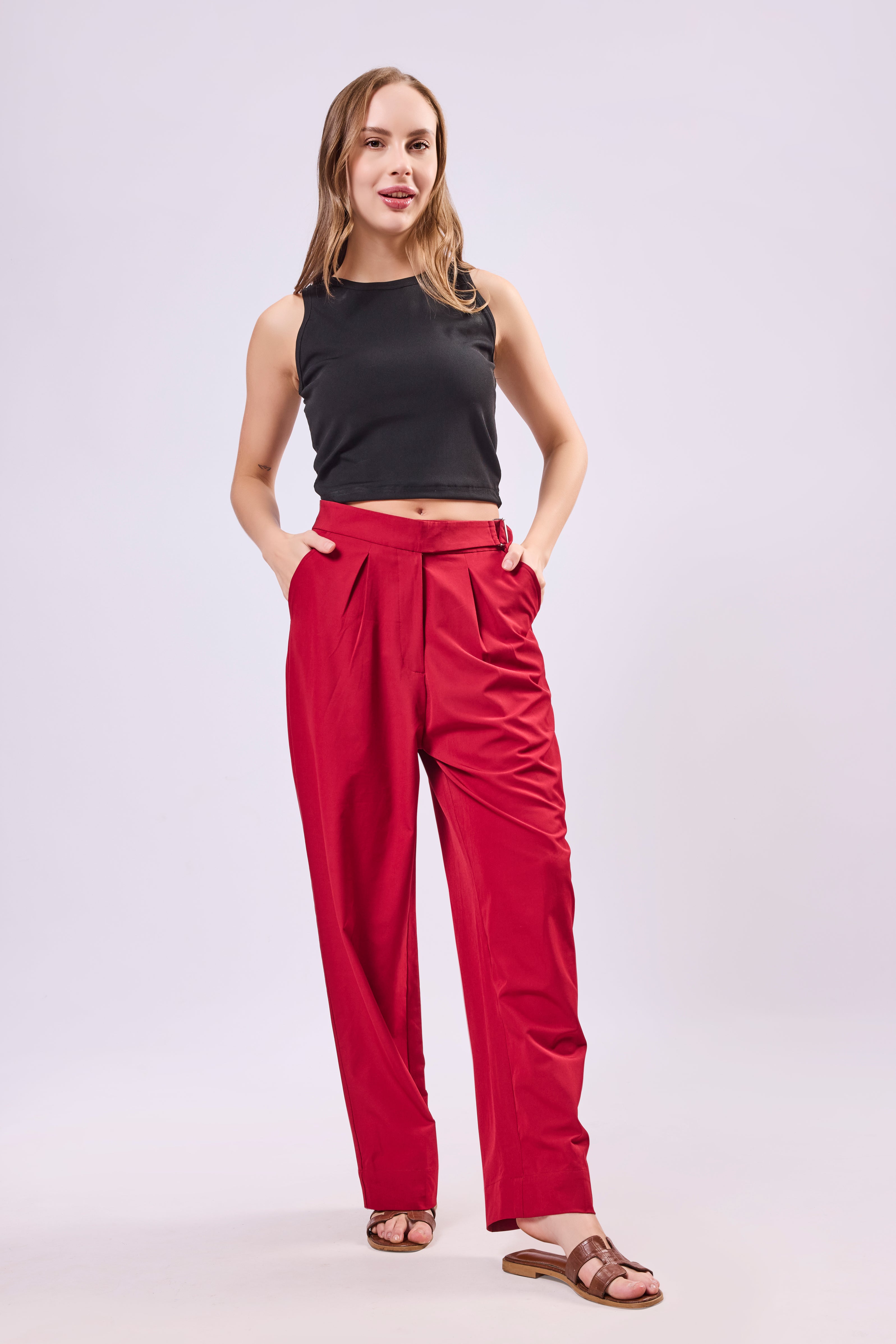 Inverted Pleat Trouser