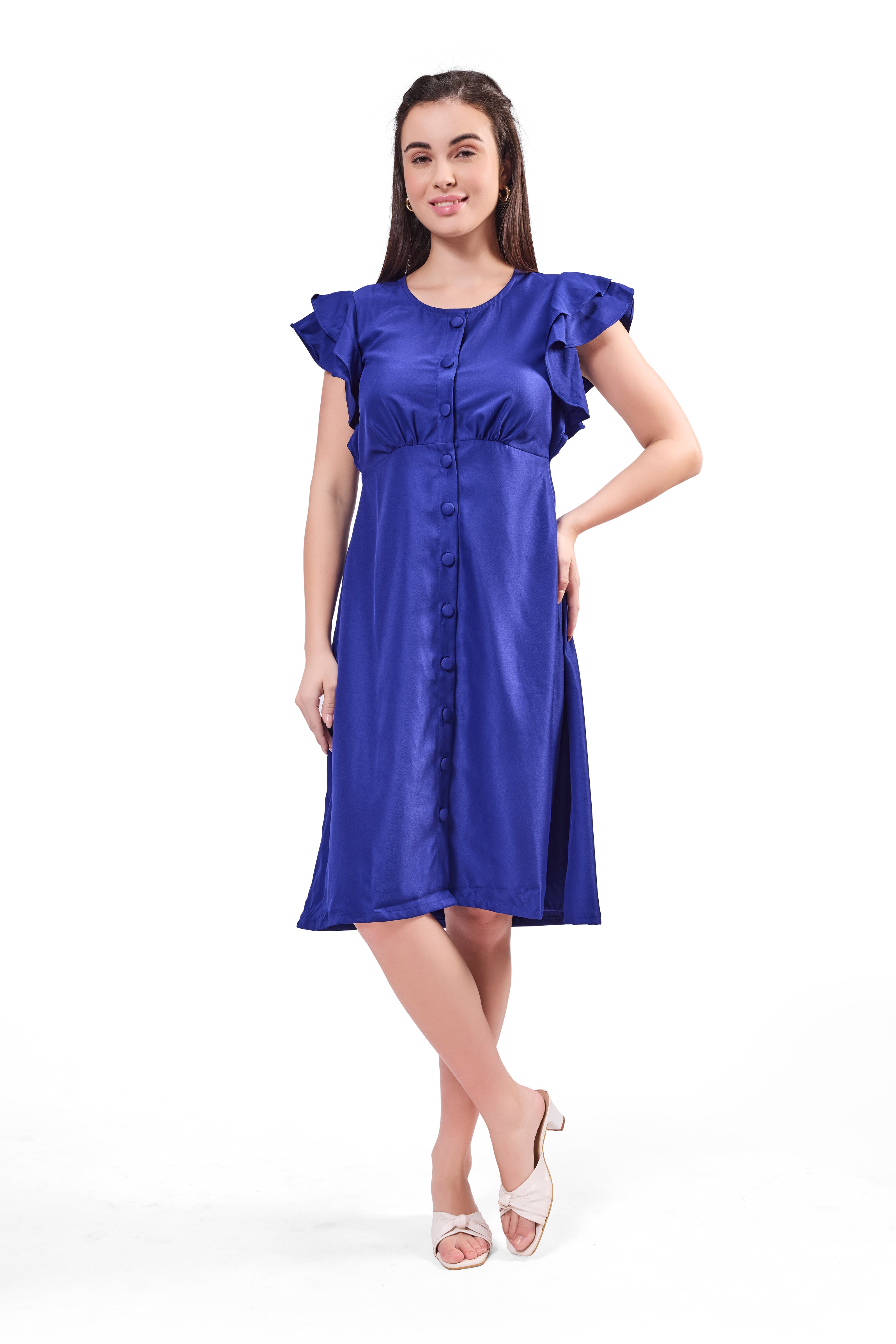 Flutter Sleeve Dress