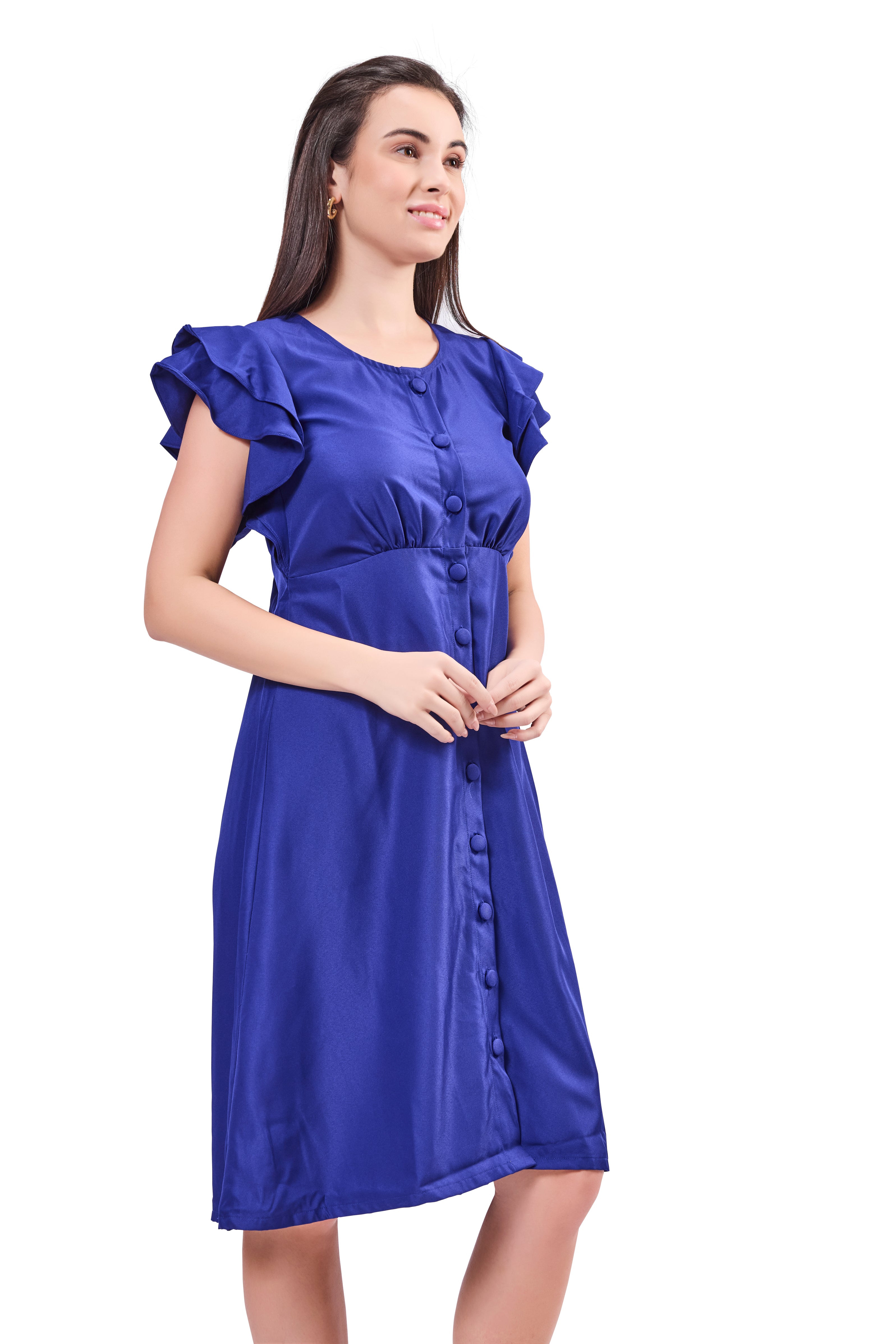 Flutter Sleeve Dress