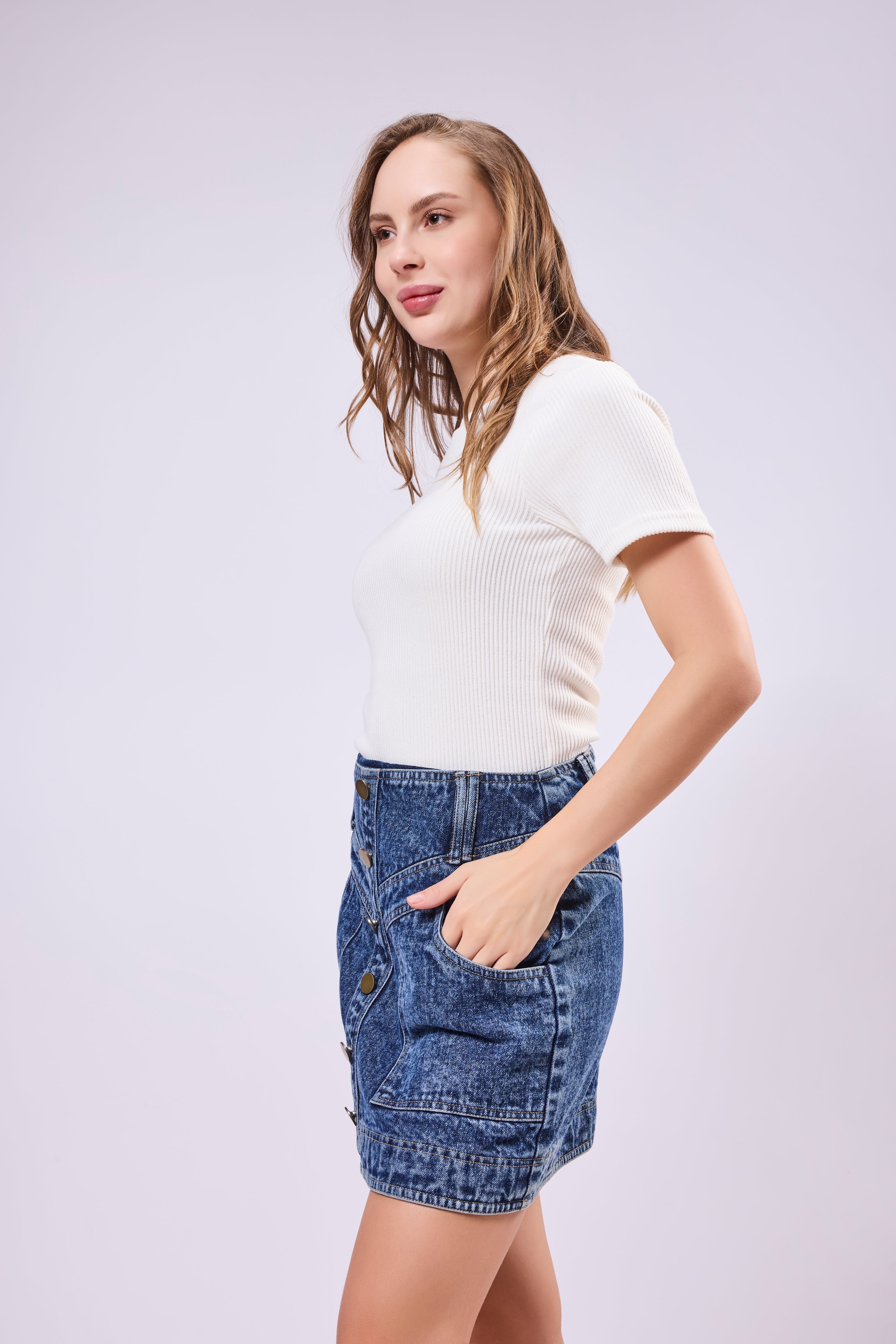 A-Line Mini Skirt