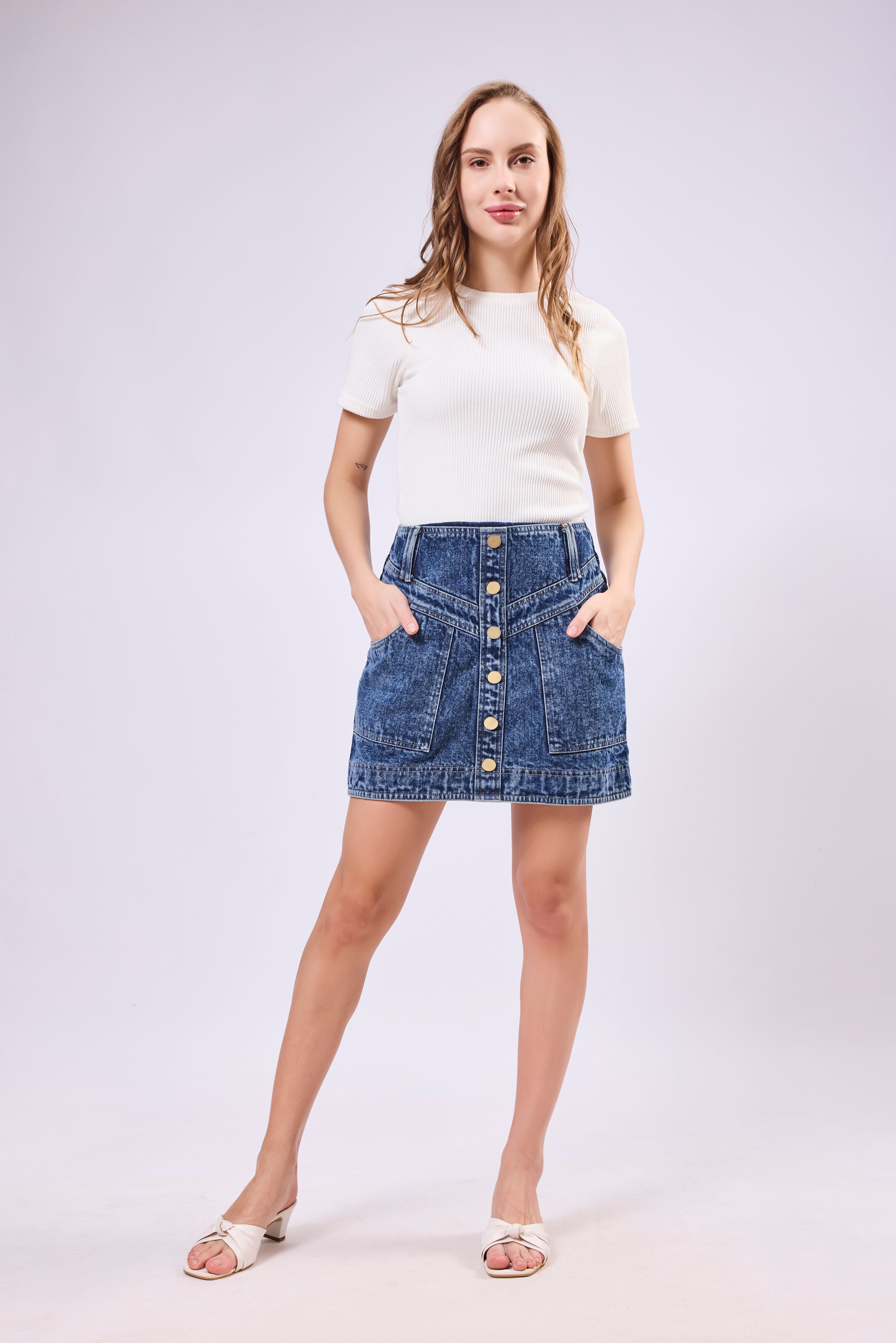 A-Line Mini Skirt