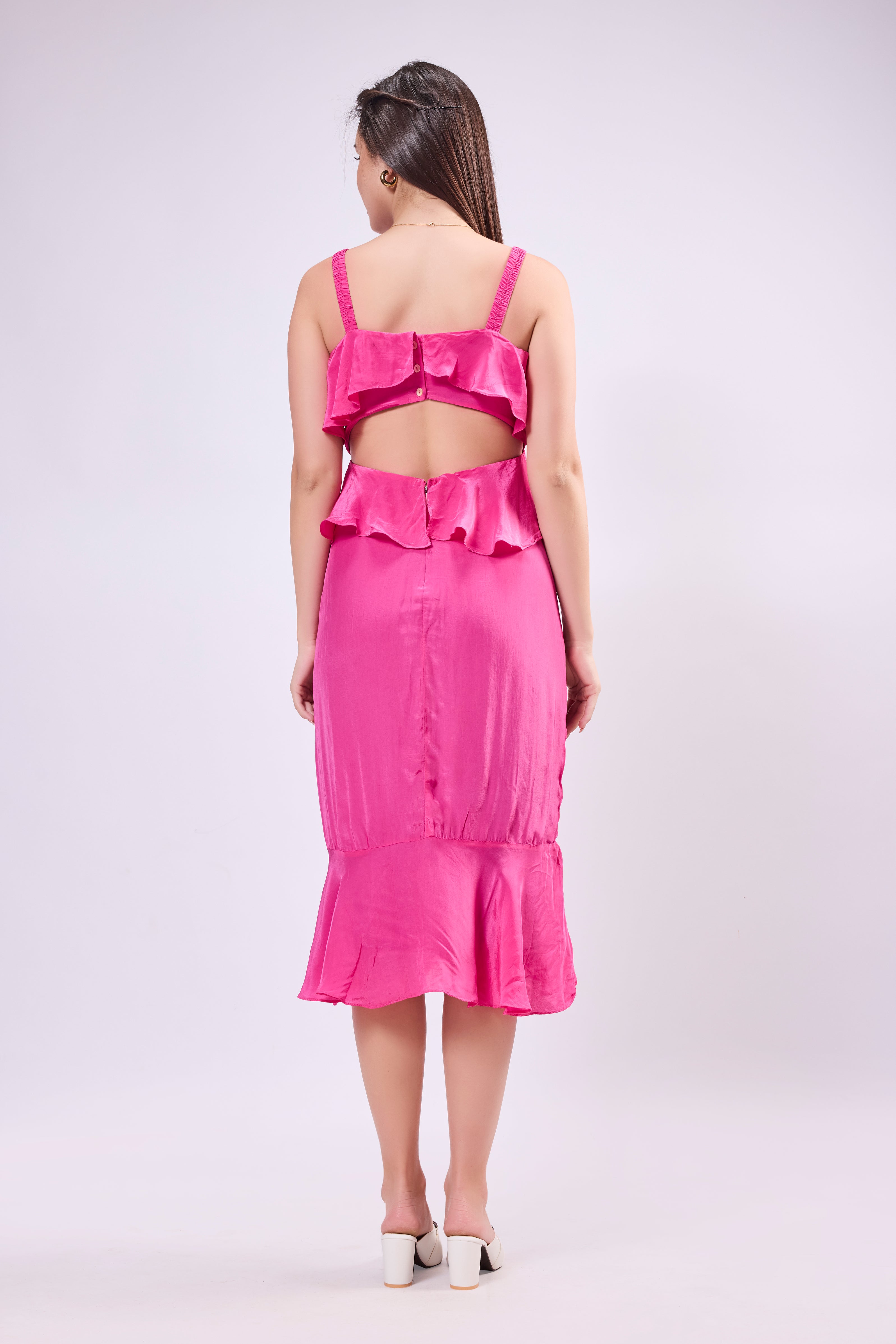 Back Cut Out Dress