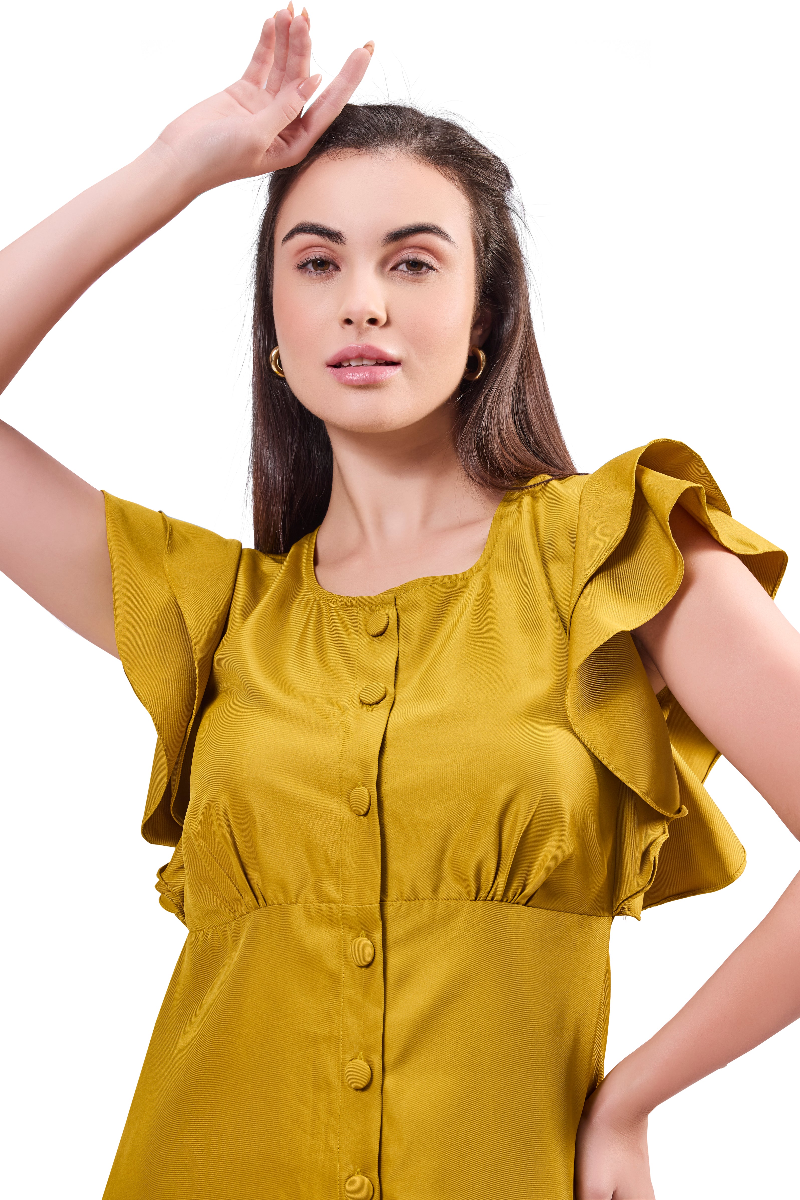 Flutter Sleeve Dress