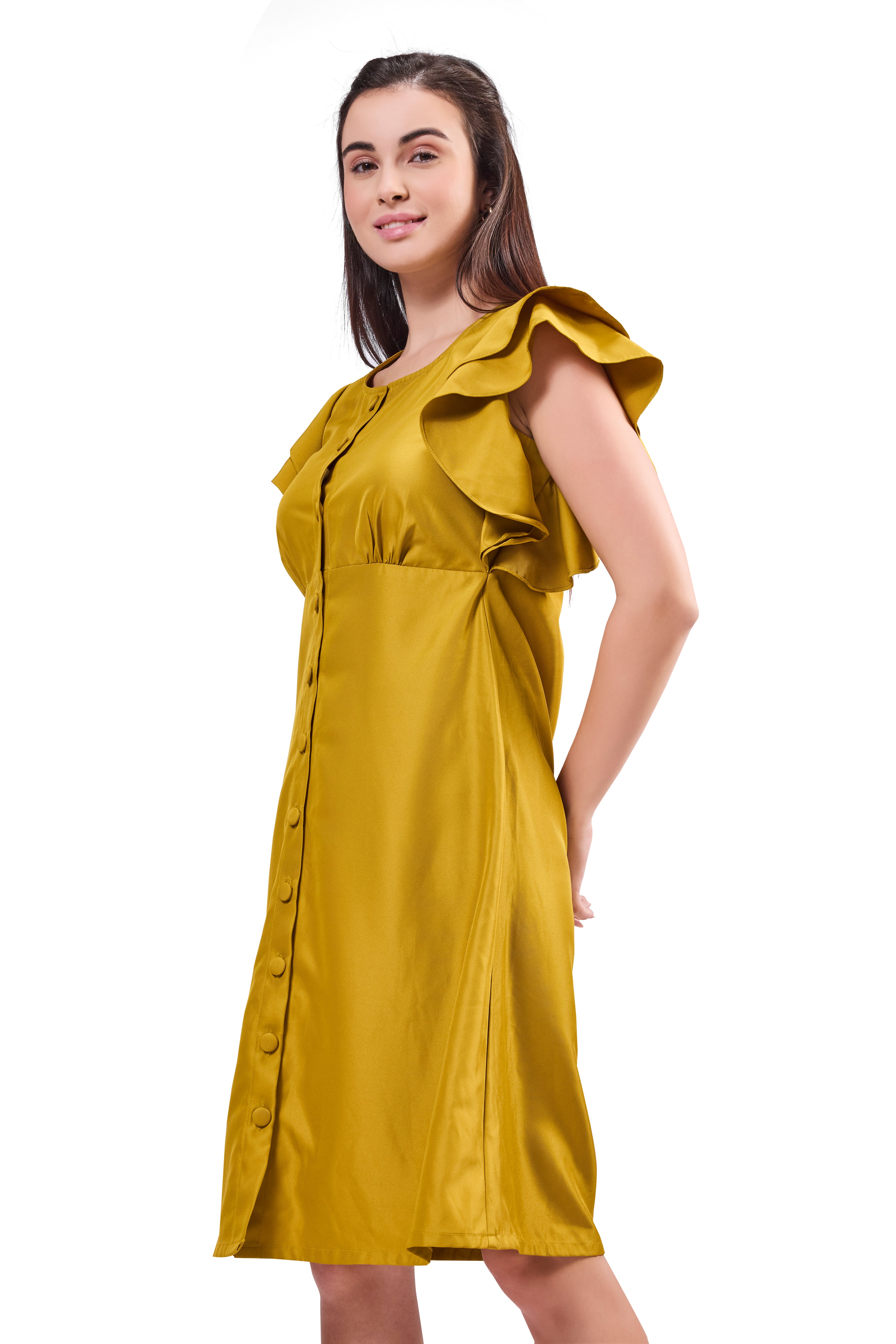 Flutter Sleeve Dress