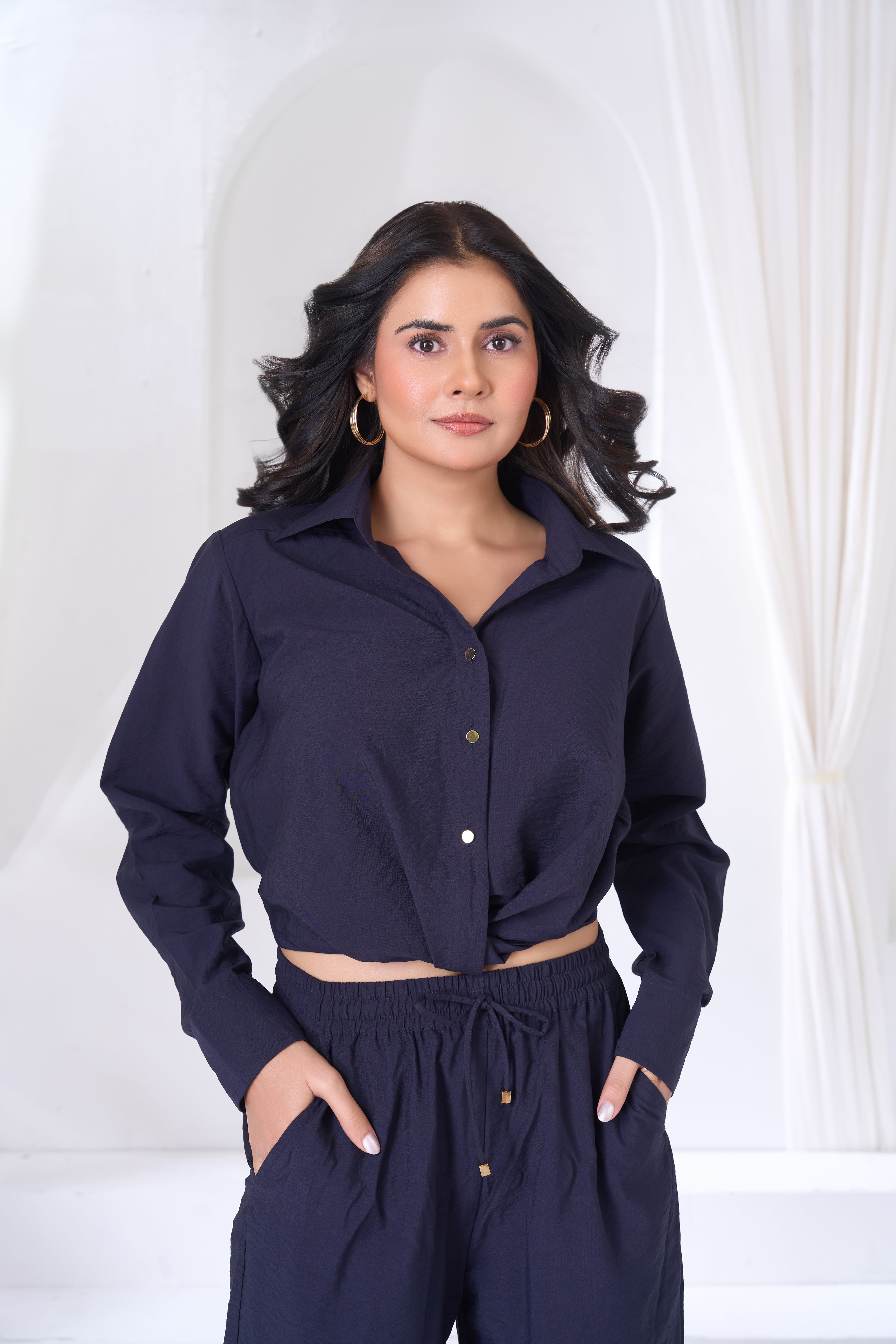 Twist Front Cropped Top