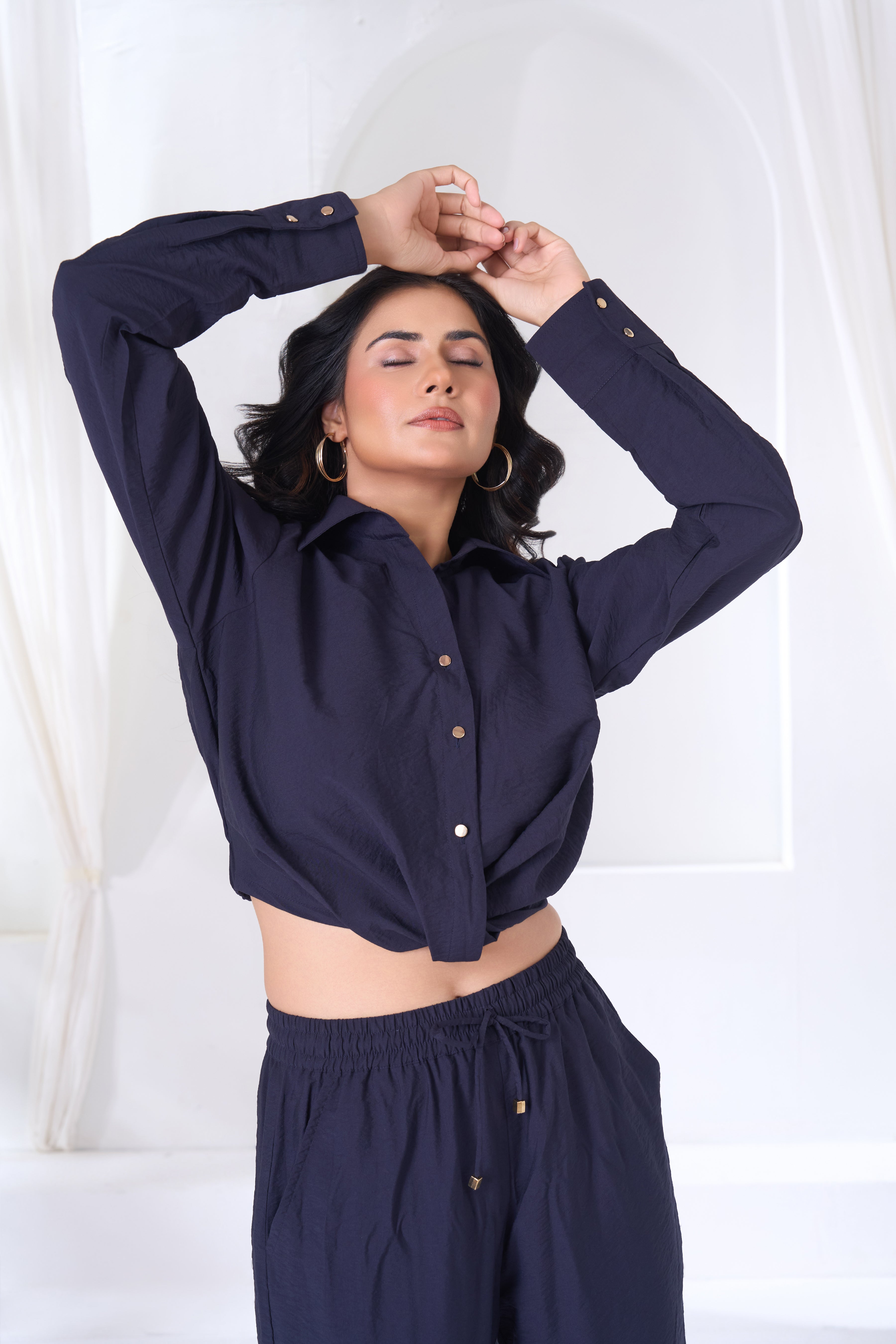 Twist Front Cropped Top