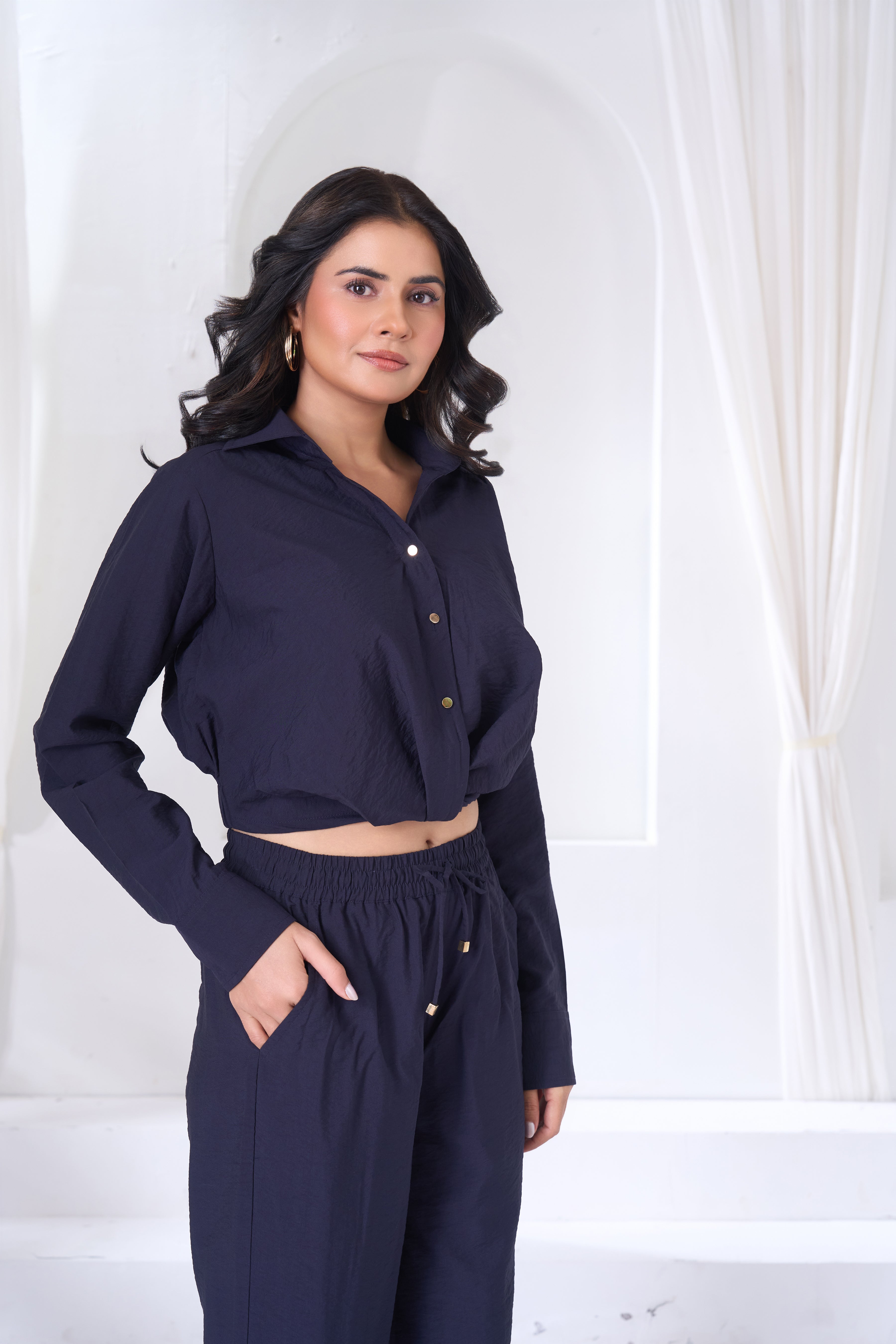 Twist Front Cropped Top