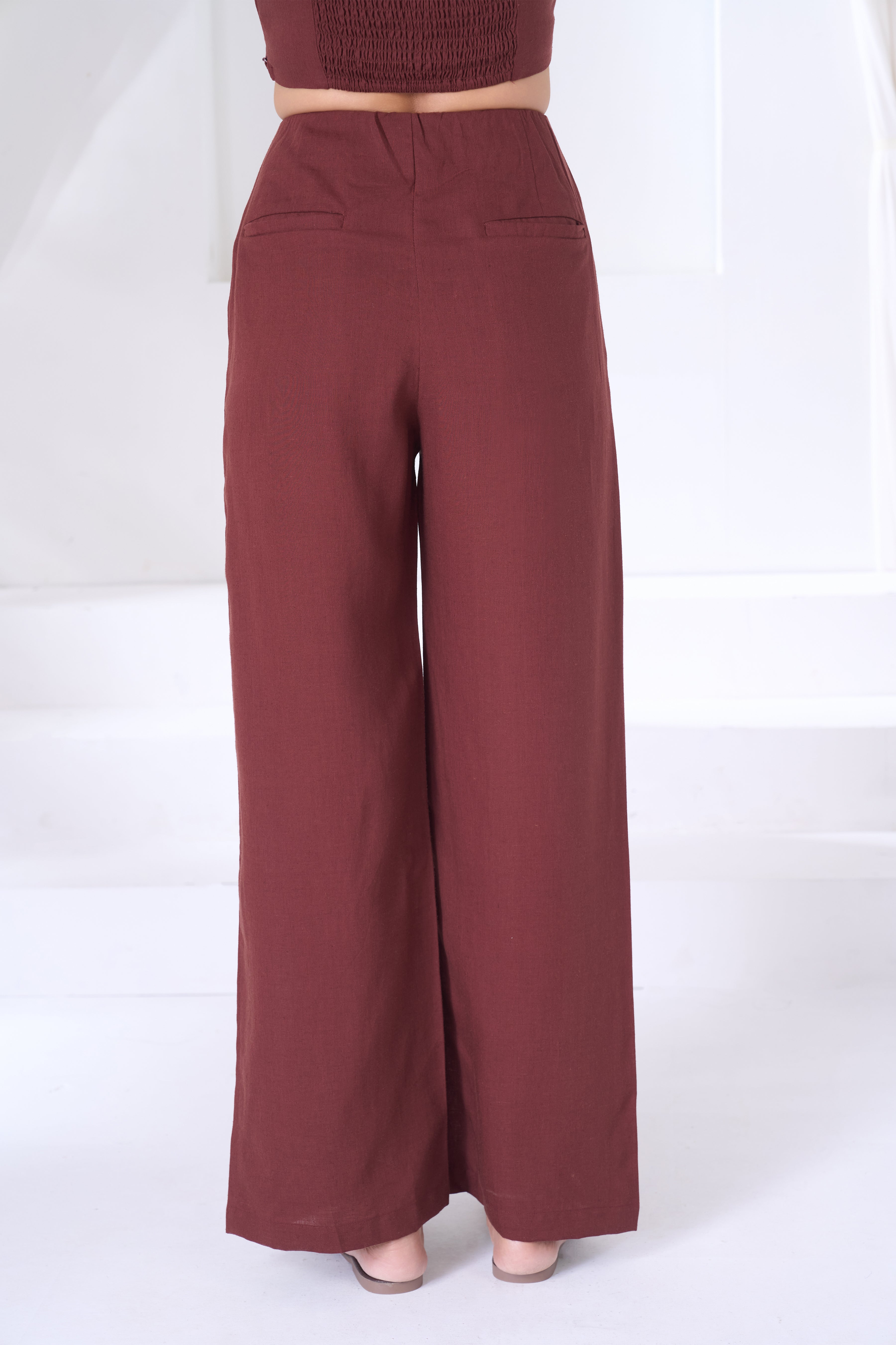Wide Leg Linen Pant