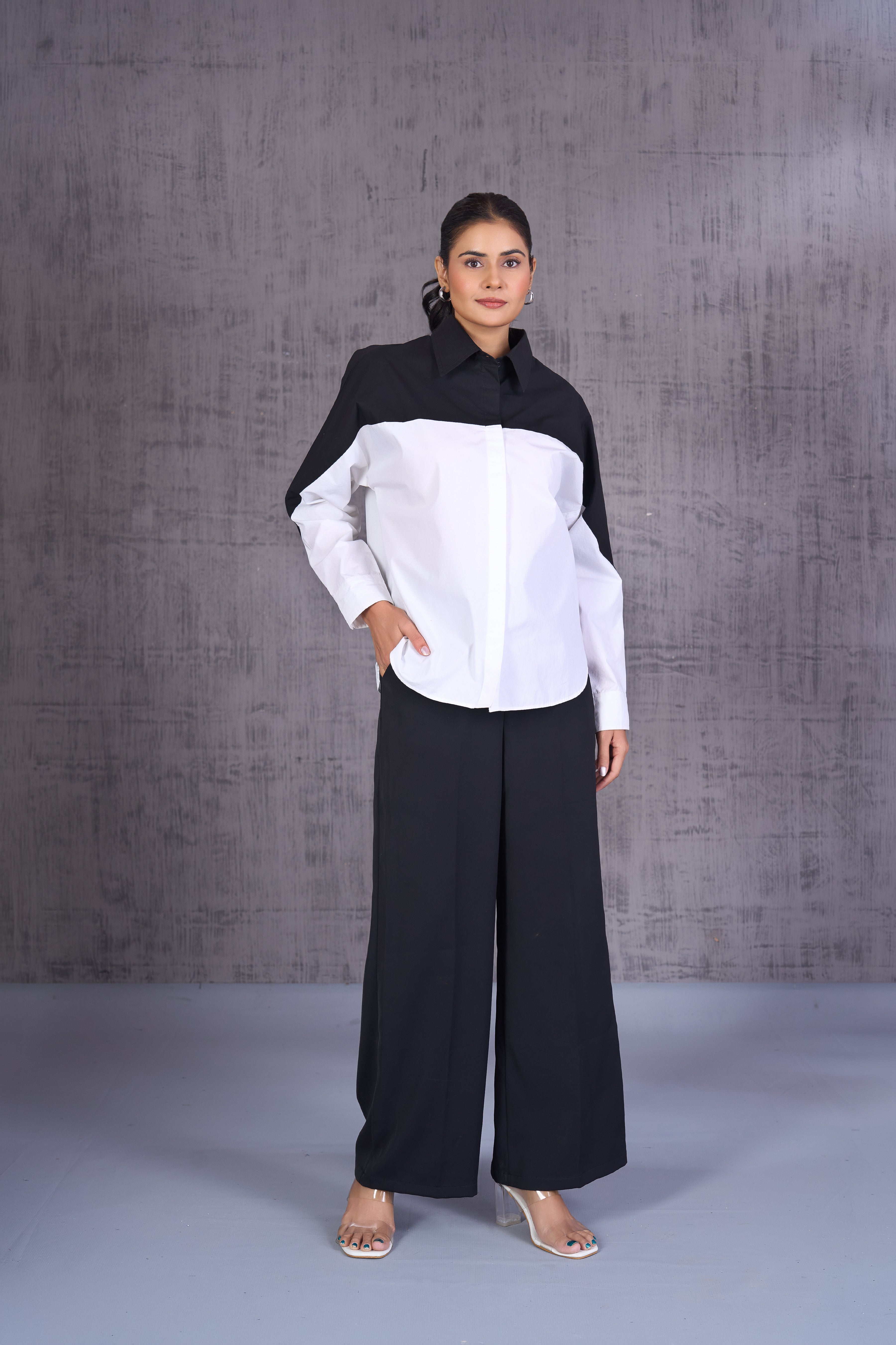 Colorblock Long Sleeve Shirt