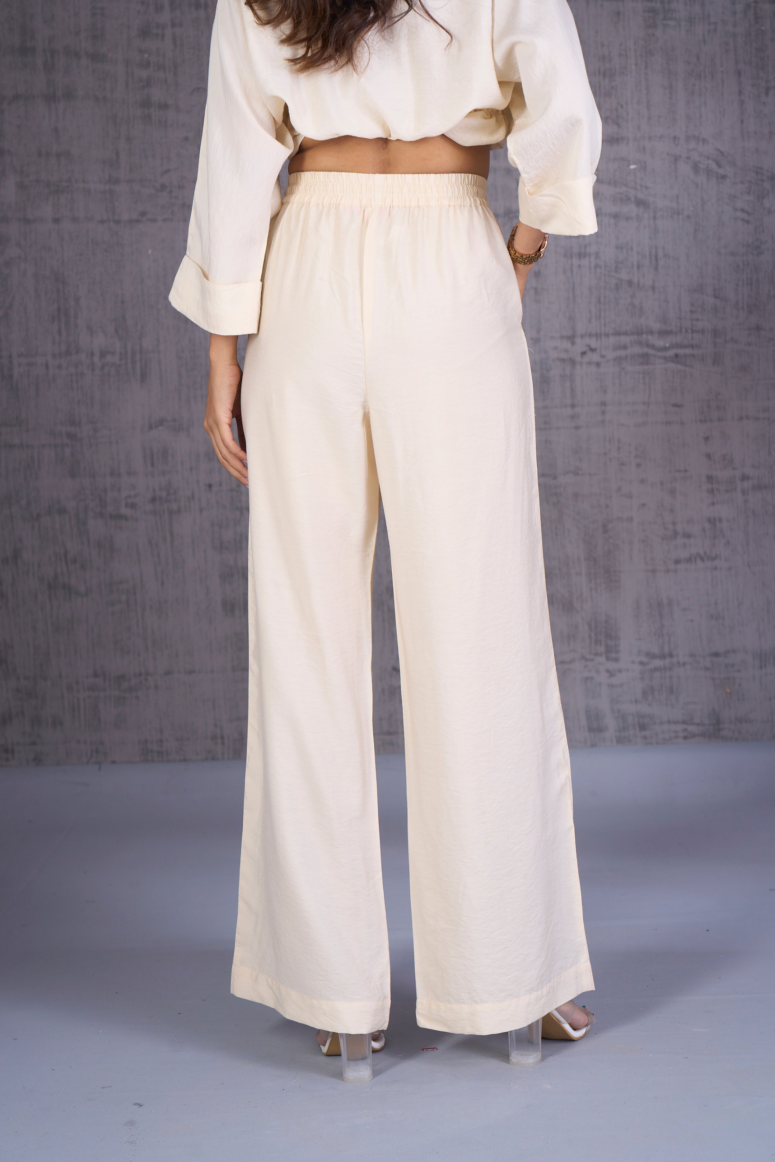 Drowstring Wide Leg Pant