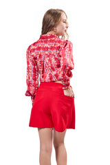 Bishop Sleeve Shirt Top