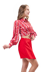 Bishop Sleeve Shirt Top