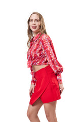 Bishop Sleeve Shirt Top