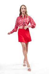 Bishop Sleeve Shirt Top