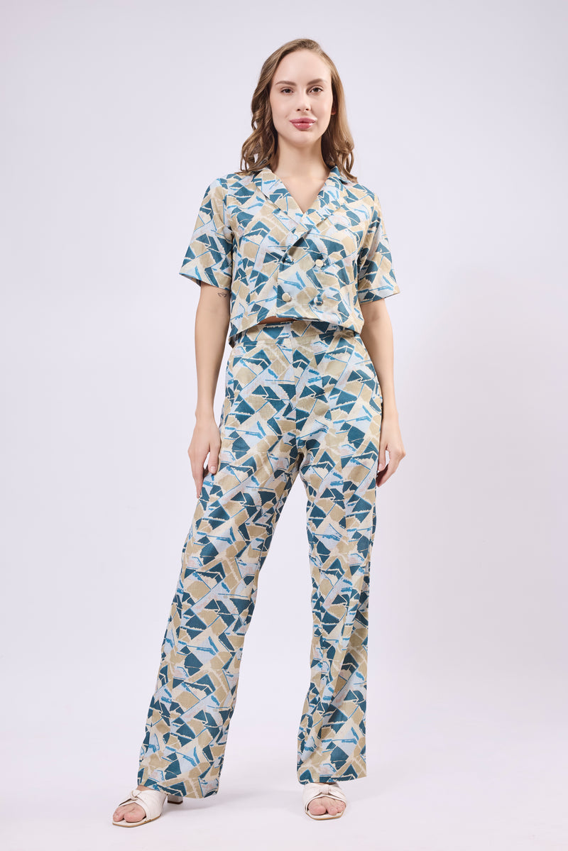 Back Elastic Regular Trouser