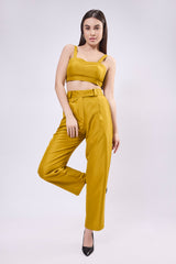 Mock Pocket Straight Trouser