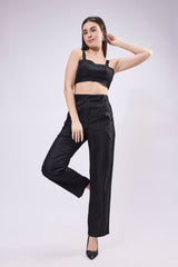 Mock Pocket Straight Trouser