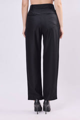 Mock Pocket Straight Trouser