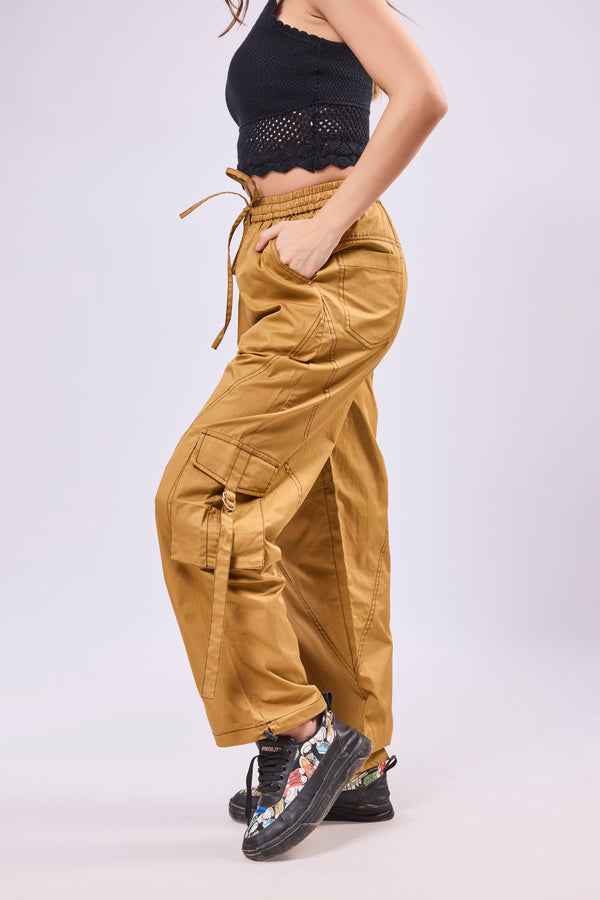 Cut & Sew Paneled Cargo