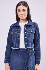 Cropped Denim Jacket