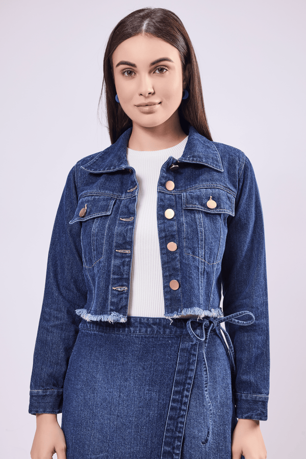 Cropped Denim Jacket