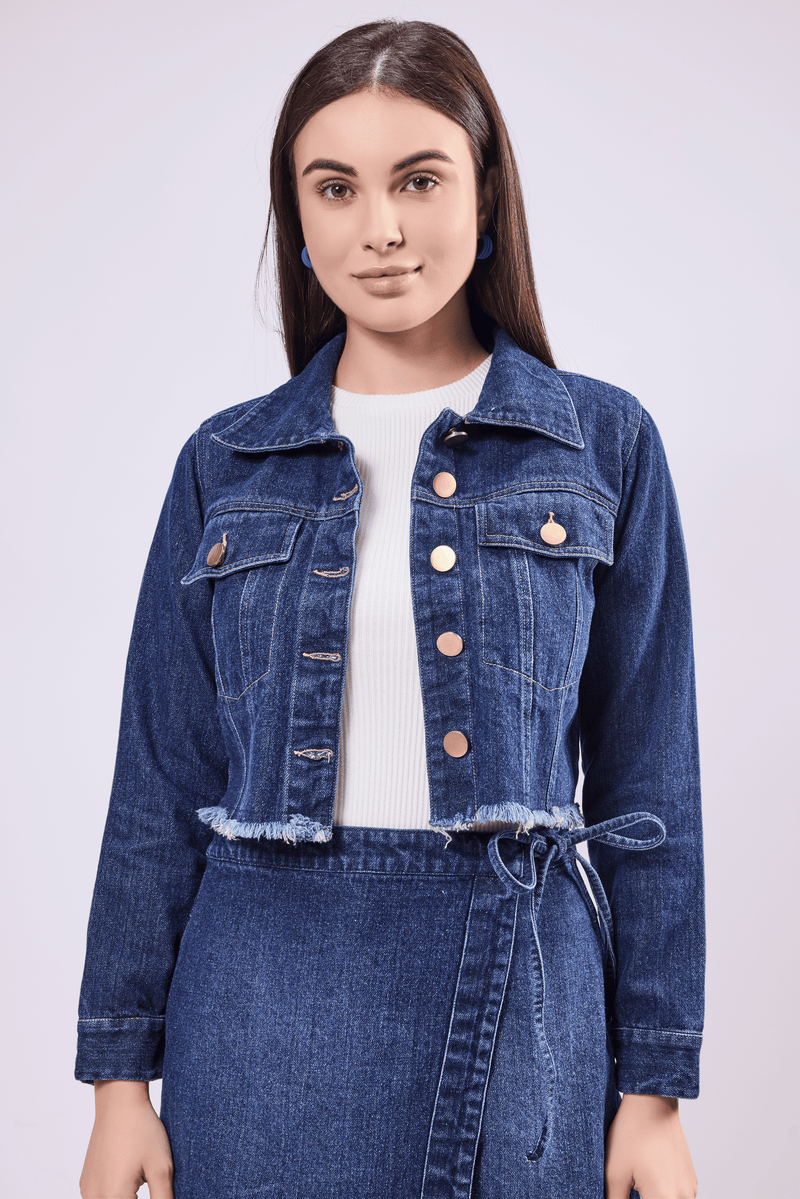 Cropped Denim Jacket