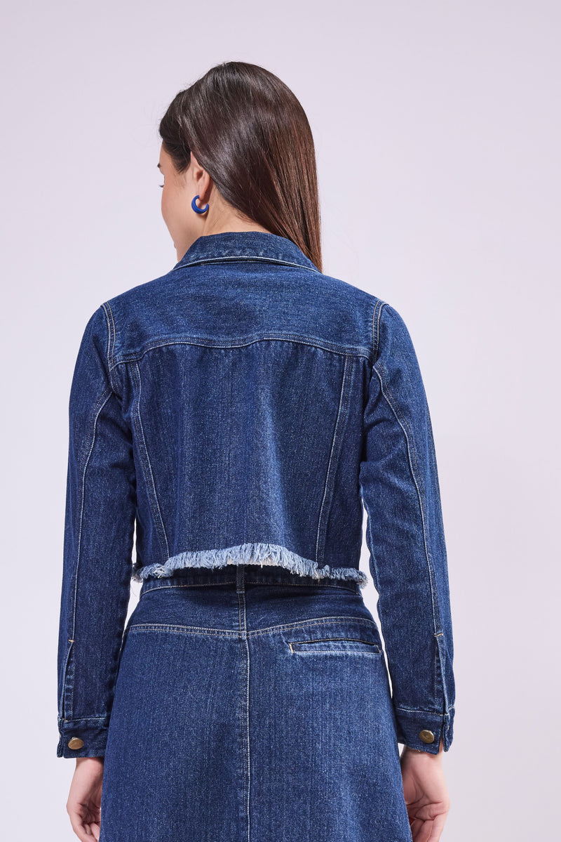 Cropped Denim Jacket