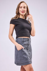 A-Line Mini Skirt