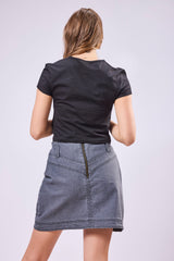A-Line Mini Skirt