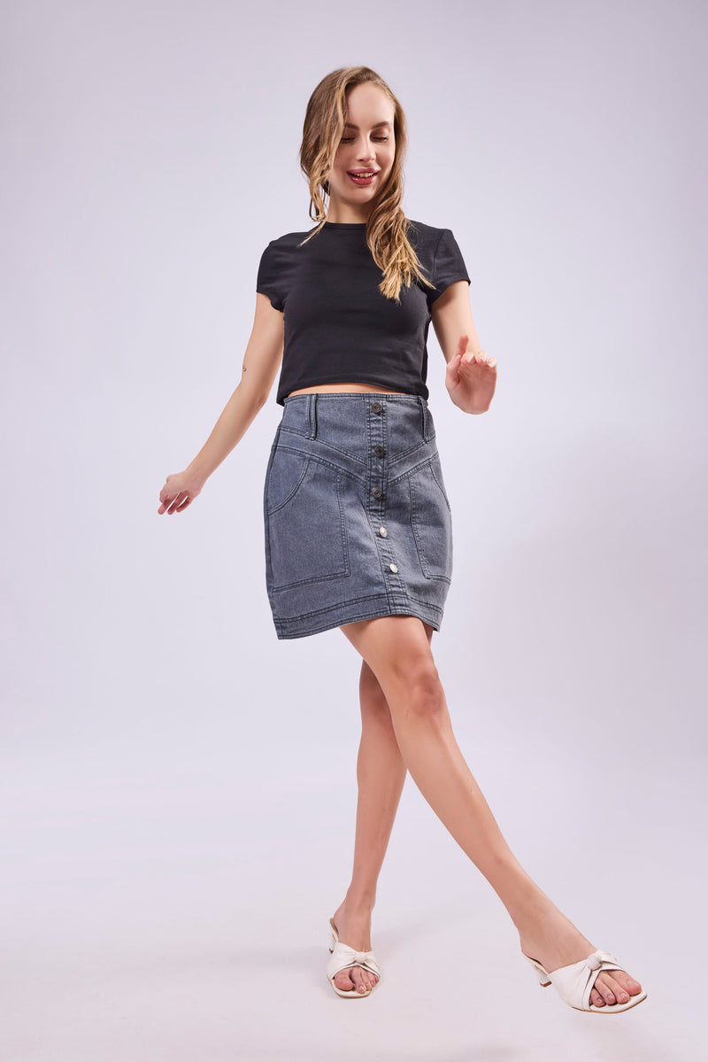 A-Line Mini Skirt