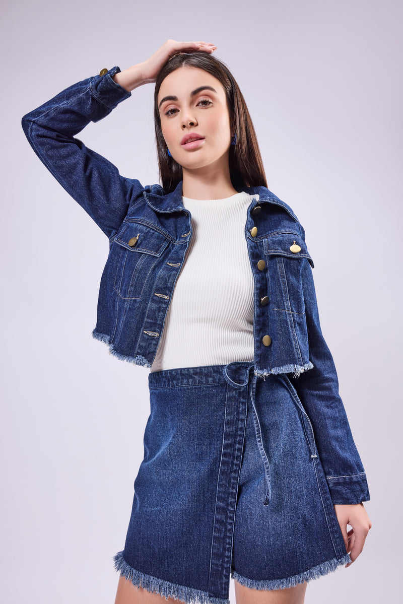 Cropped Denim Jacket