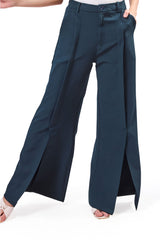 Front Slit Flared Trouser