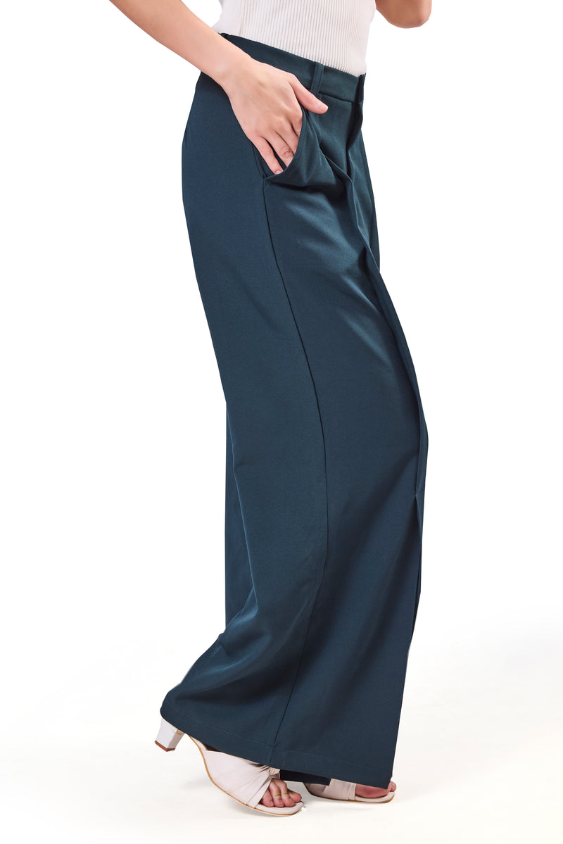 Front Slit Flared Trouser