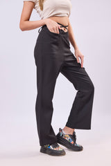 Asymmetric Waist Tie Up Trouser