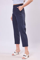 Ankle Length Trouser With Pintuck