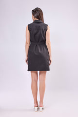 Double Breasted Blazer Dress With Belt