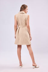 Double Breasted Blazer Dress With Belt