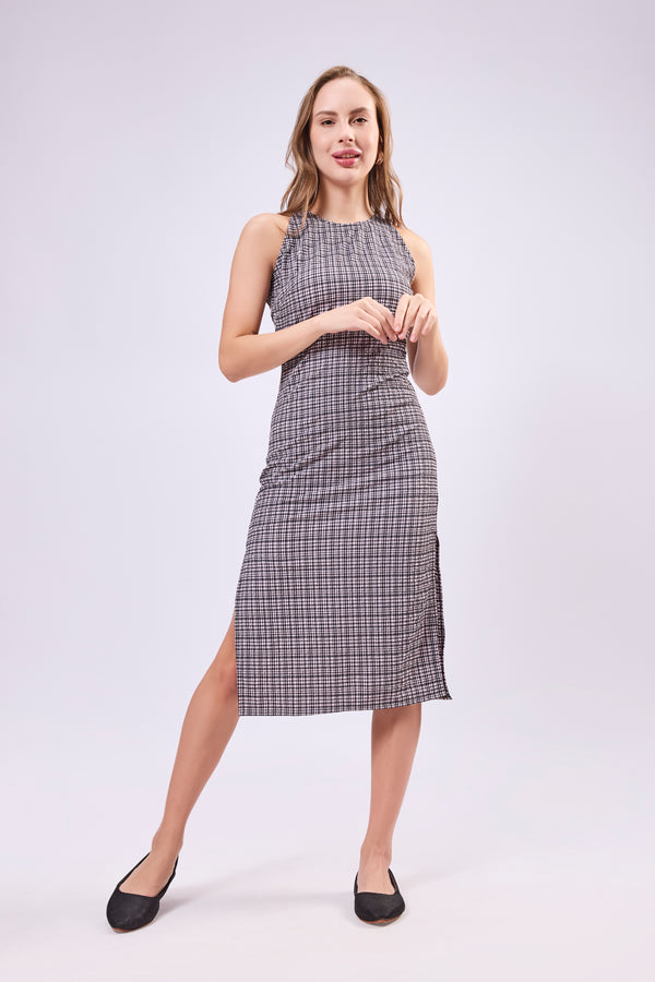 Seer Sucker Fitted Dress