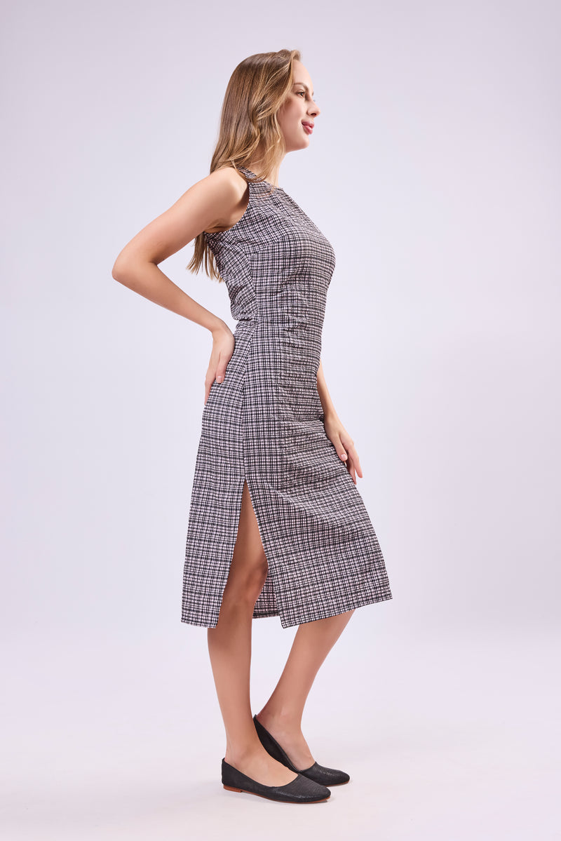 Seer Sucker Fitted Dress