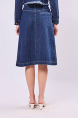 A-Line Front Slit Skirt