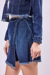 Denim Mini Skort
