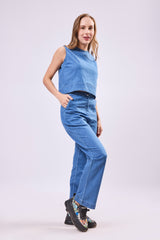 Boxy Denim Top