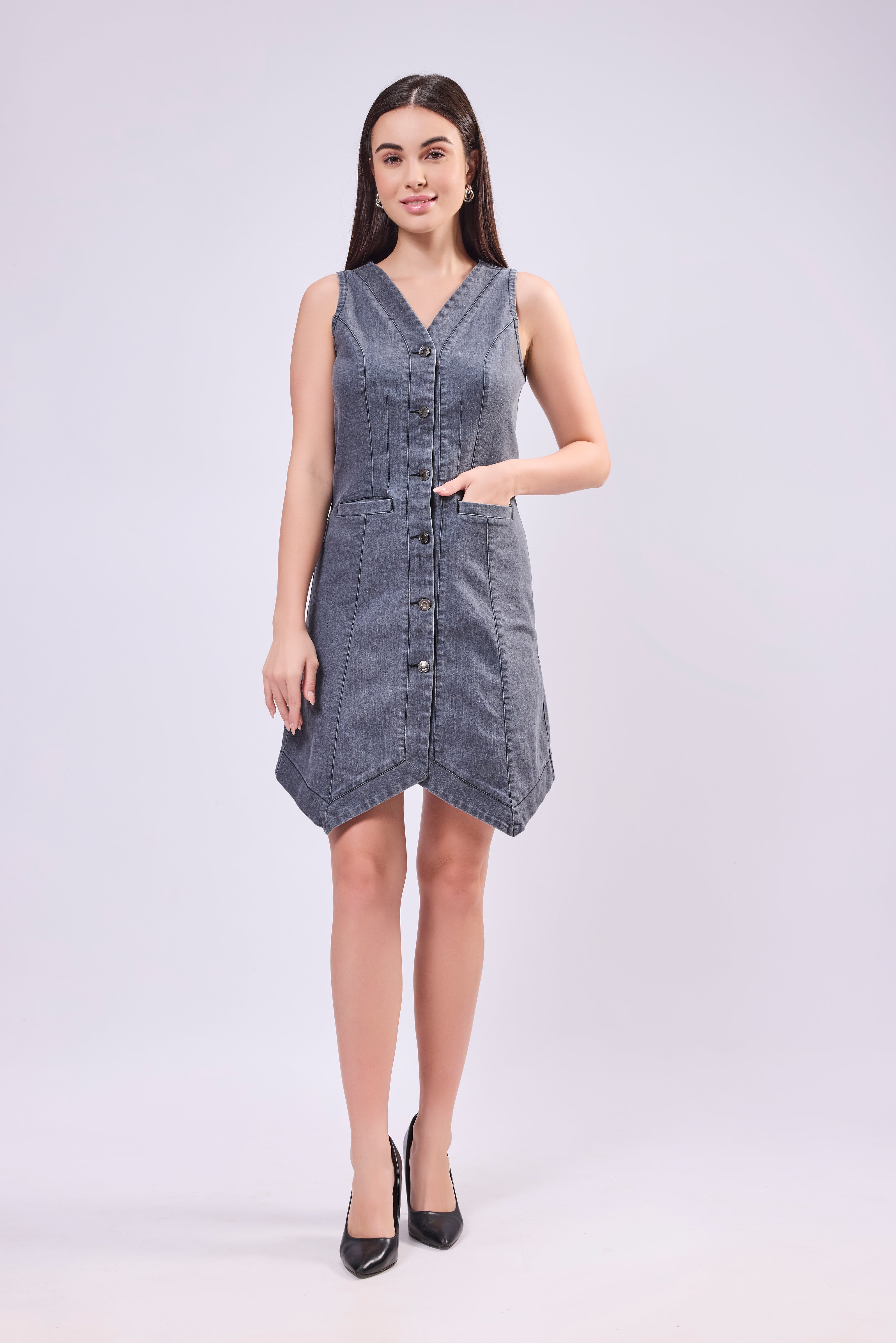 Shift Denim Dress