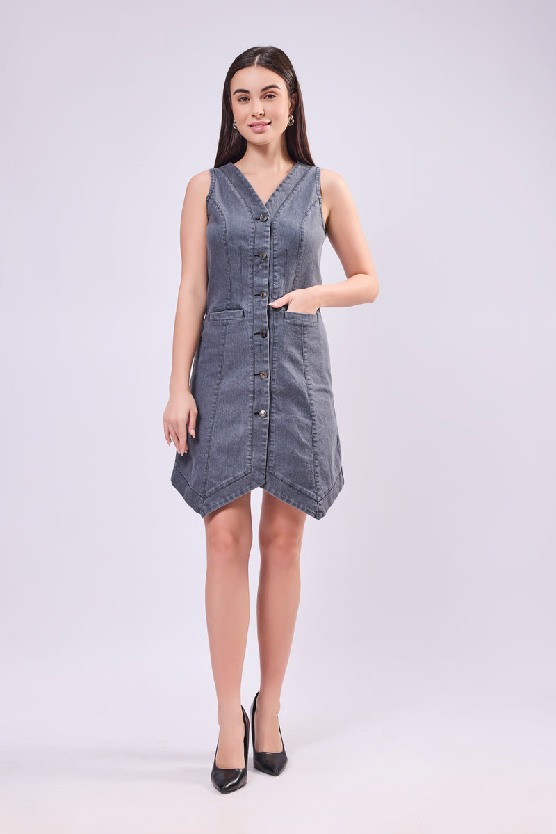 Shift Denim Dress