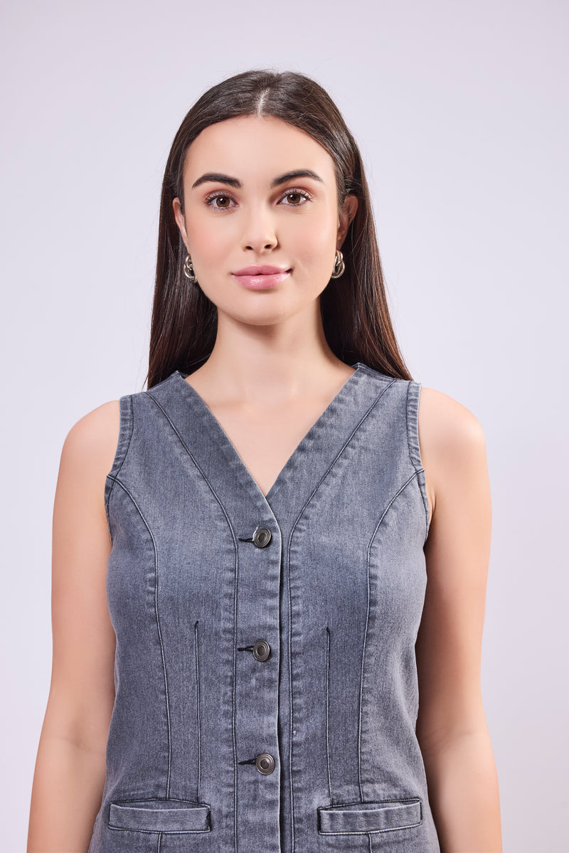 Shift Denim Dress
