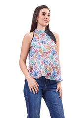 Tie Neck Sleeveless Top