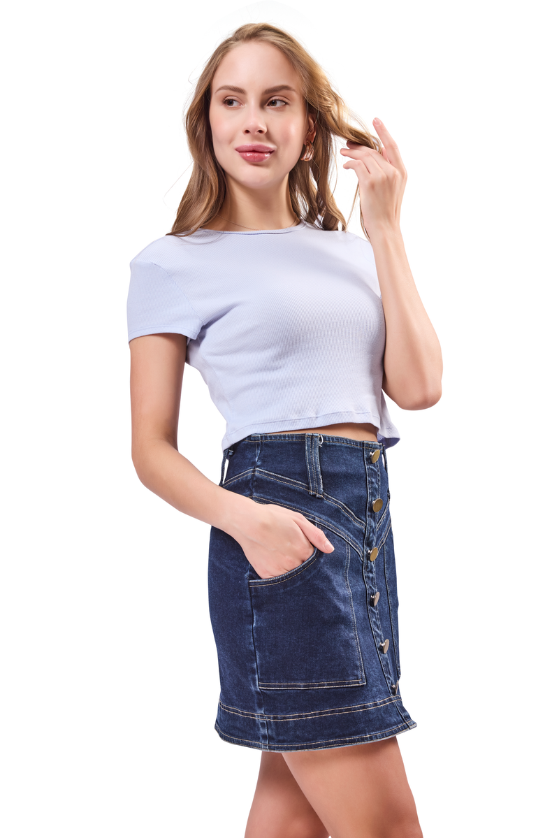 A-Line Mini Skirt