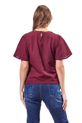 Flared Sleeve Top