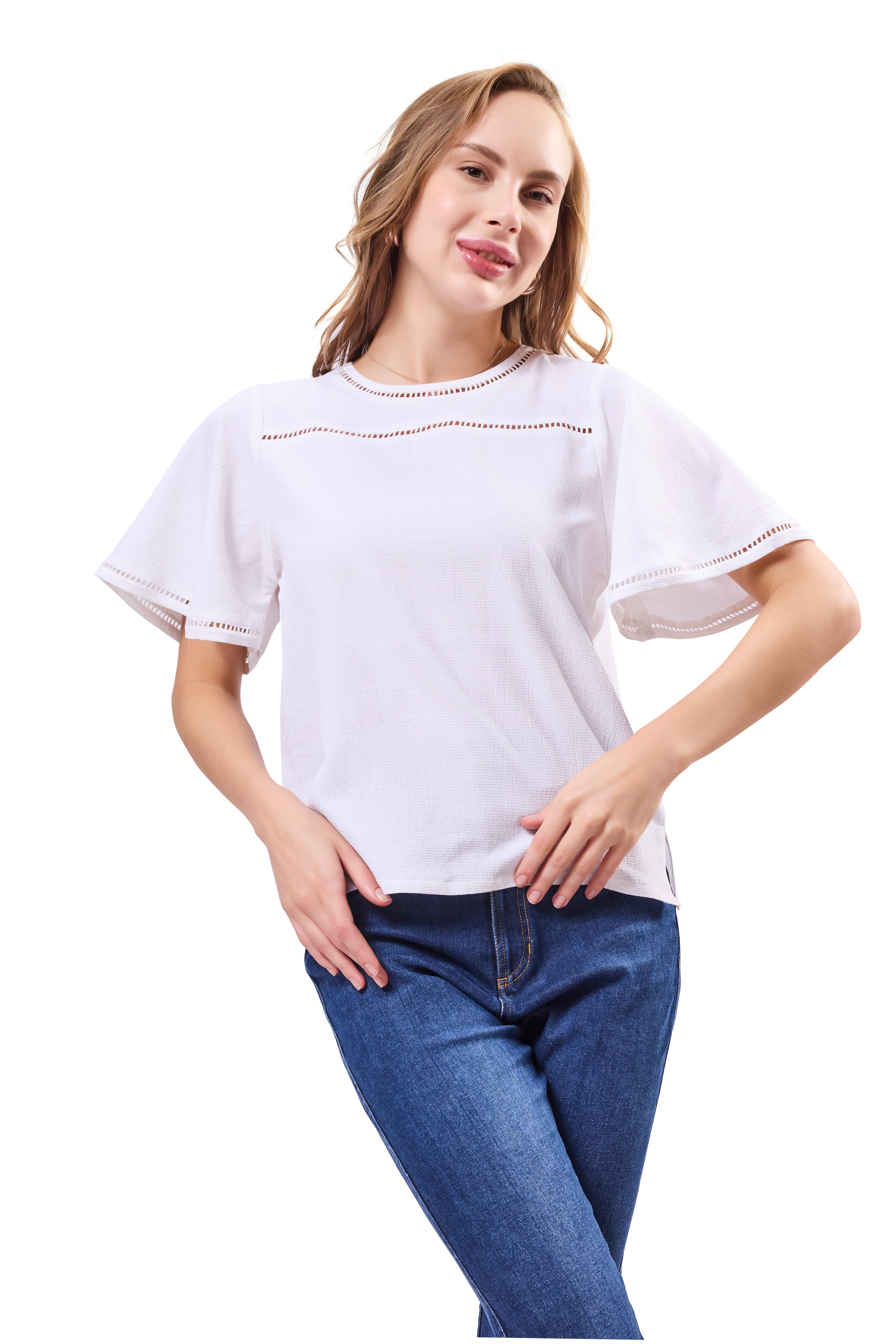 Flared Sleeve Top